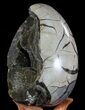 Septarian Dragon Egg Geode - Crystal Filled #60362-1